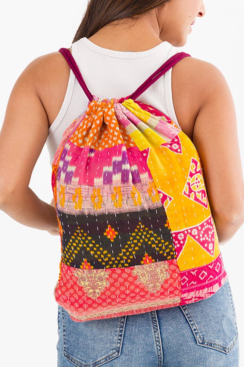 Kantha Backpack - The Elevated Hippie