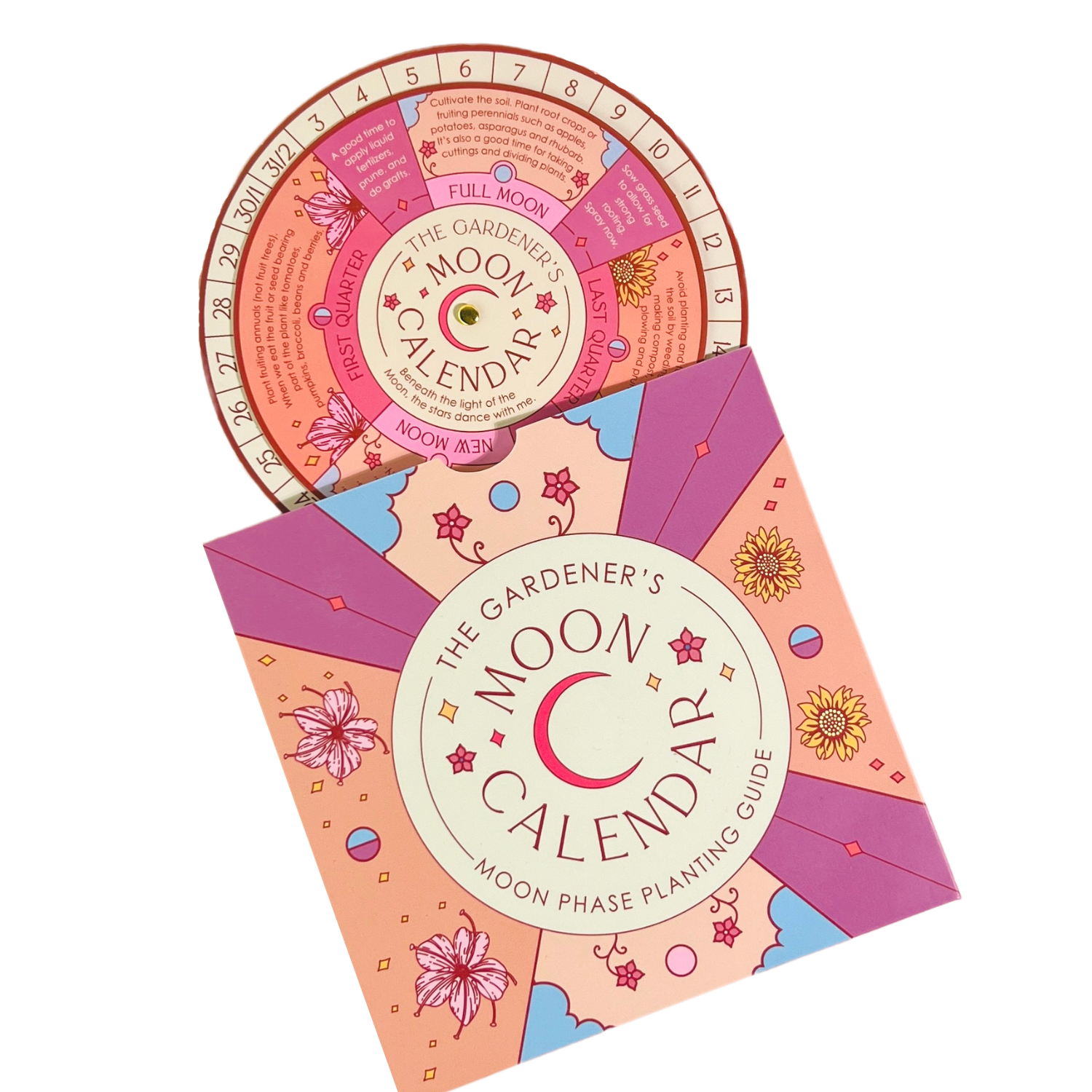 Moon Calendar Spinner Planting Guide - The Elevated Hippie