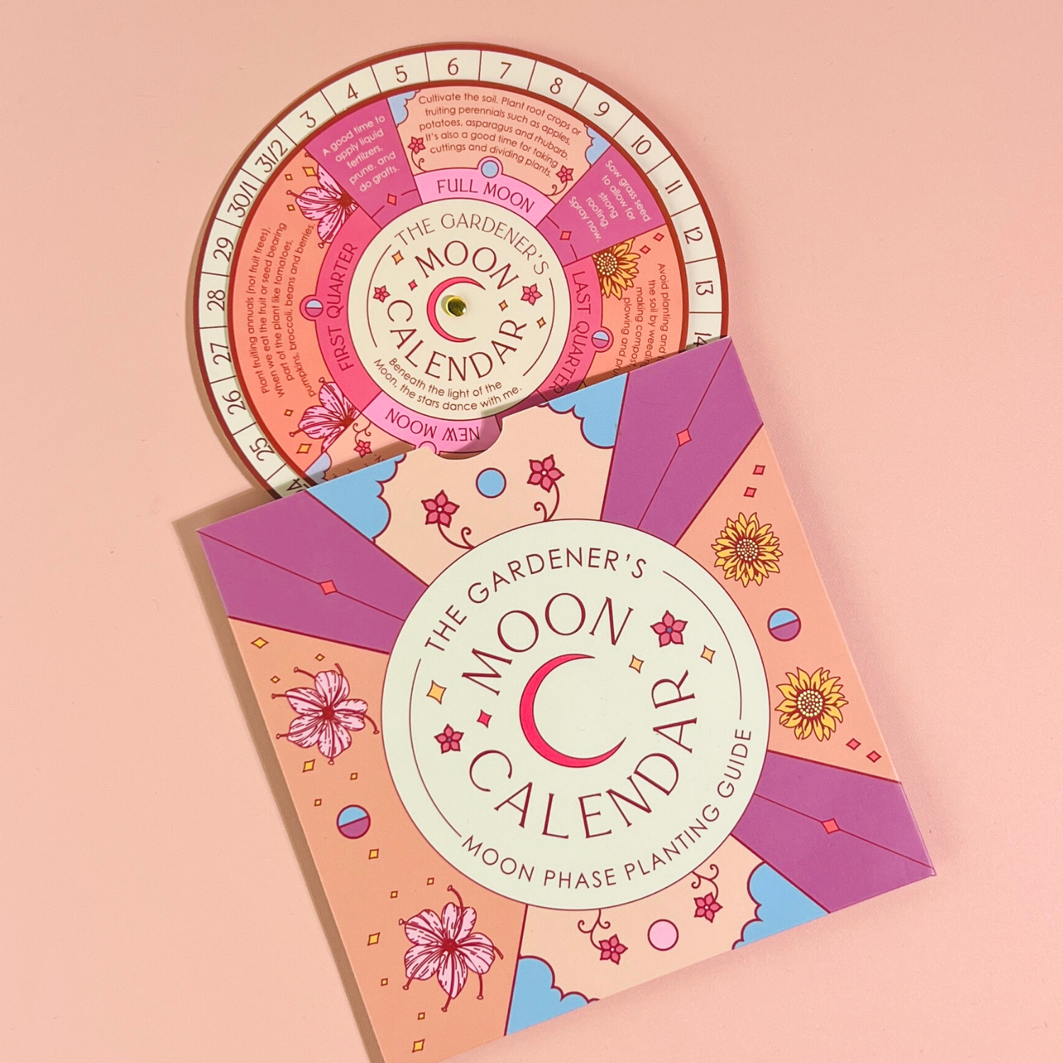 Moon Calendar Spinner Planting Guide - The Elevated Hippie