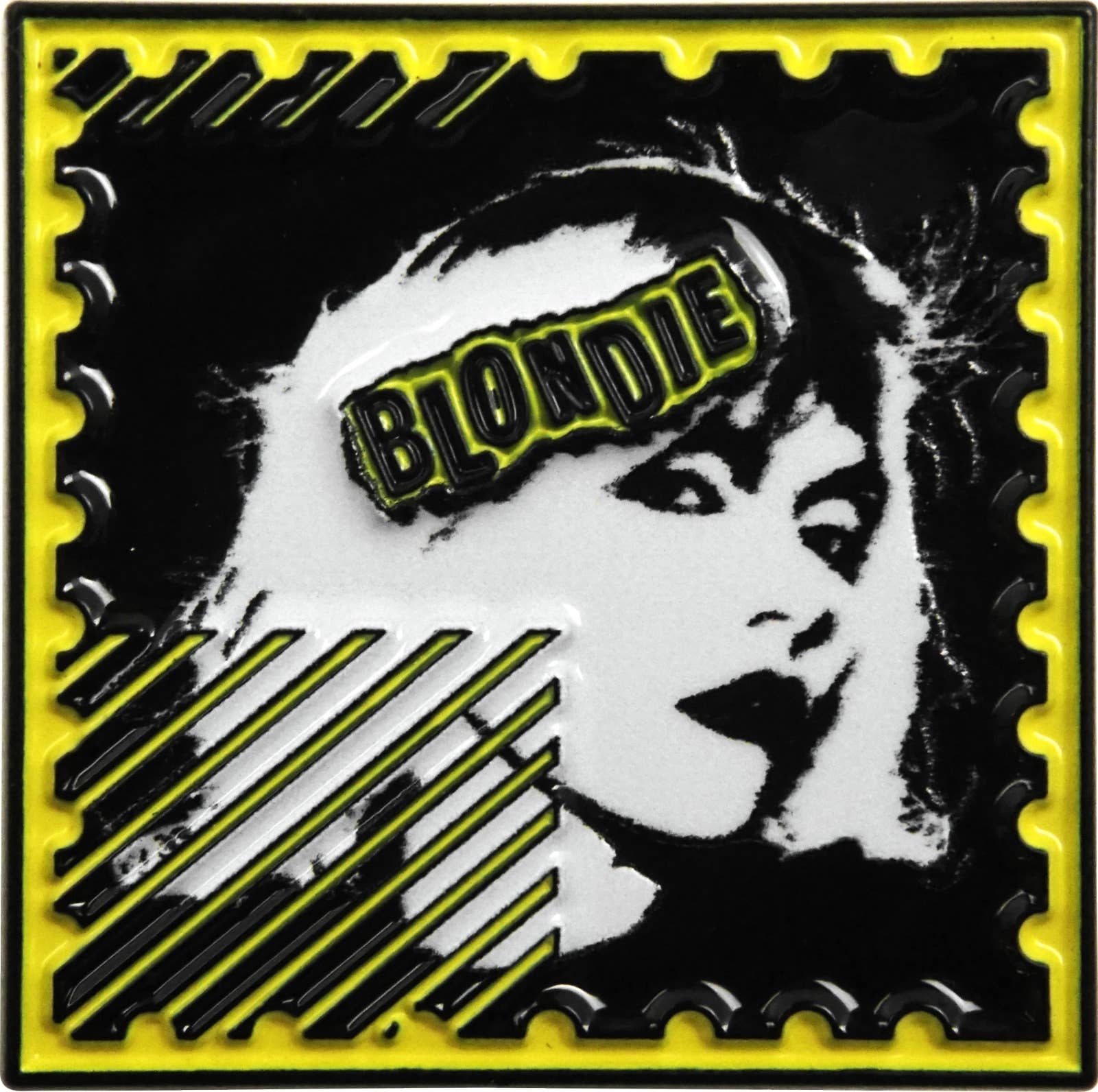 Enamel Pin - Blondie - Debbie Harry Stamp - The Elevated Hippie