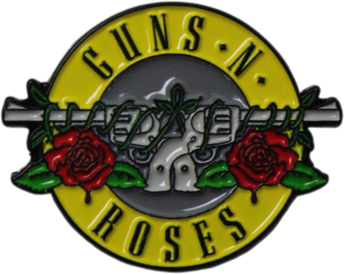 Enamel Pin - Guns N' Roses - Dueling Pistol Guns Logo - The Elevated Hippie