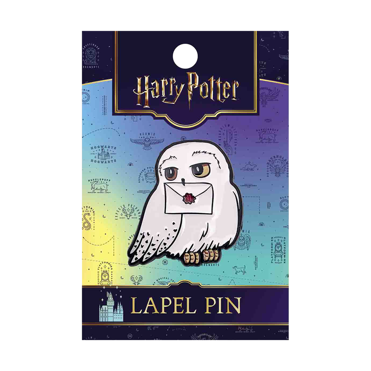 Enamel Pin - Harry Potter - Hedwig The Owl With A Letter - The Elevated Hippie