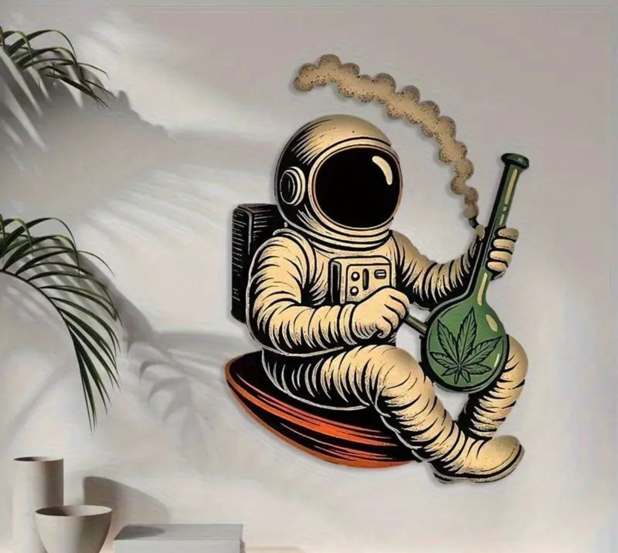 Iron Wall Art Space Man - The Elevated Hippie
