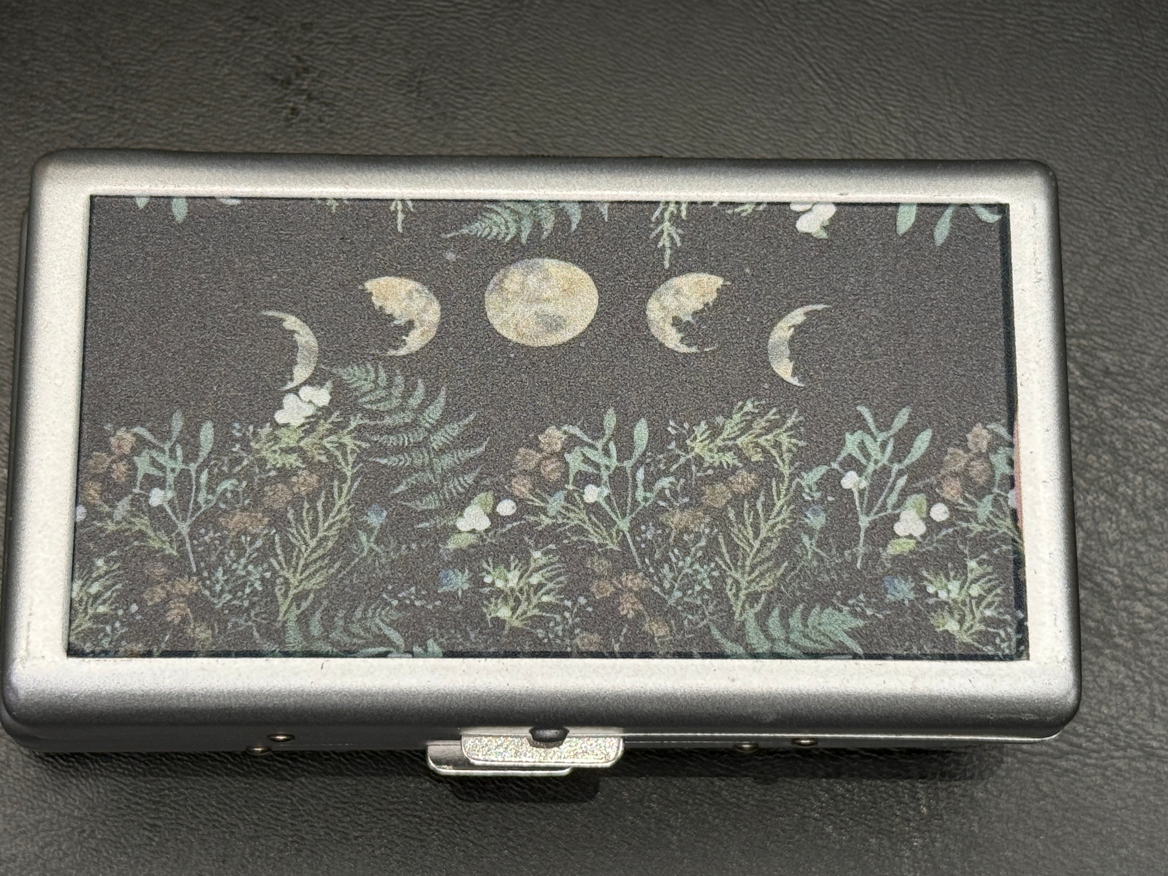 Recycled Aluminum Metal Cigarette Case | Slim Eco-Friendly Pocket Storage - The Elevated Hippie