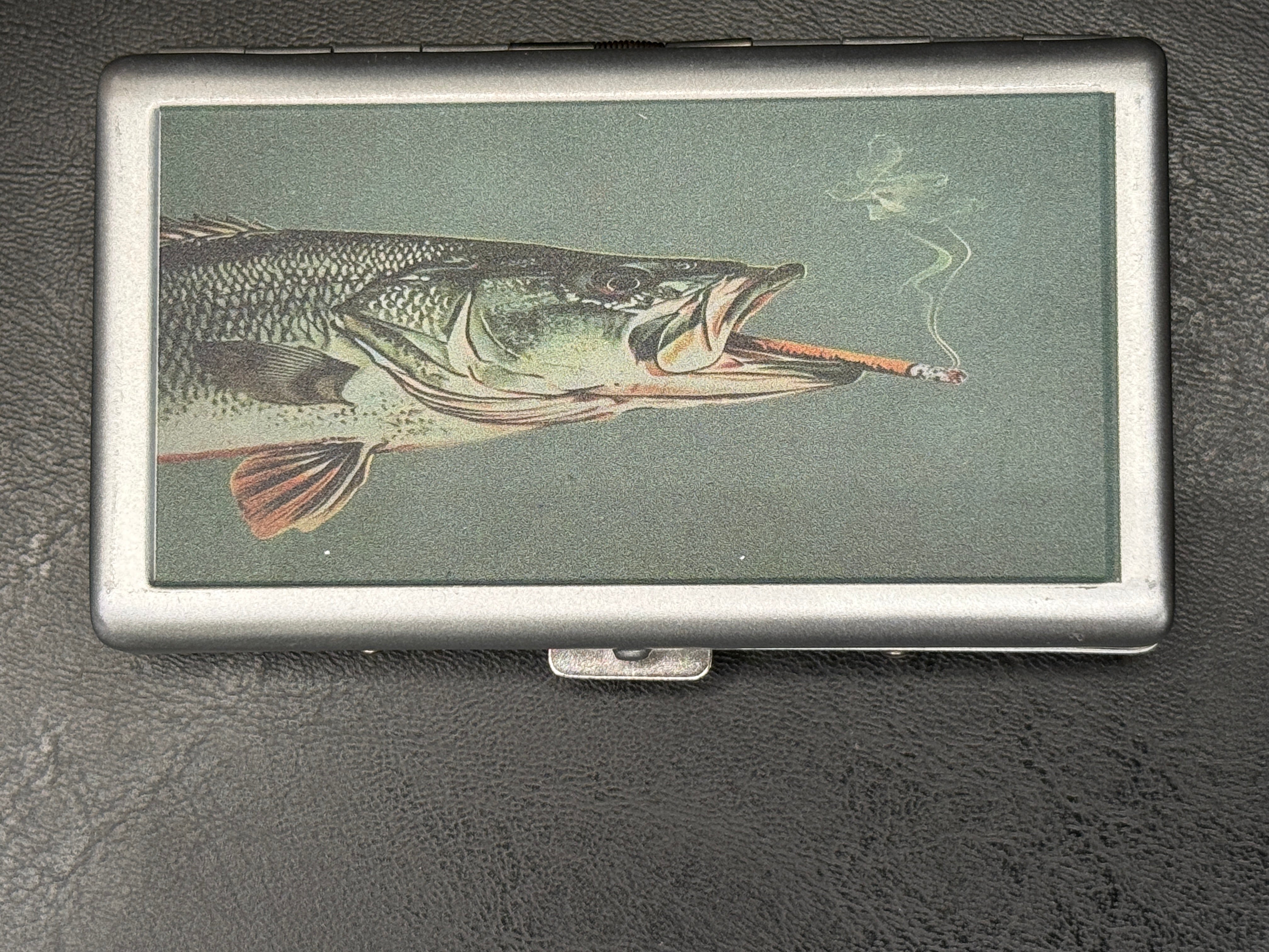 Recycled Aluminum Metal Cigarette Case | Slim Eco-Friendly Pocket Storage - The Elevated Hippie