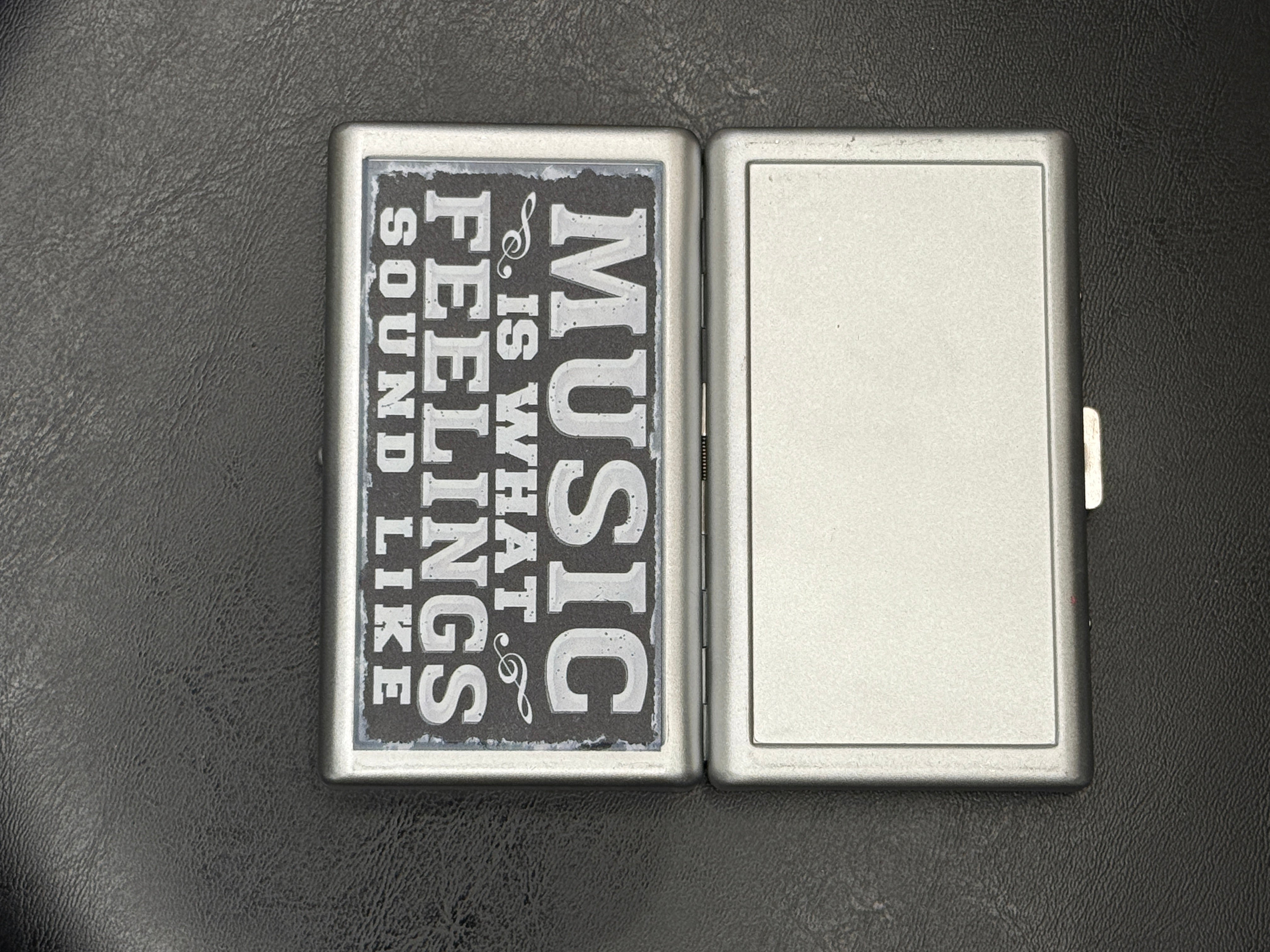Recycled Aluminum Metal Cigarette Case | Slim Eco-Friendly Pocket Storage - The Elevated Hippie