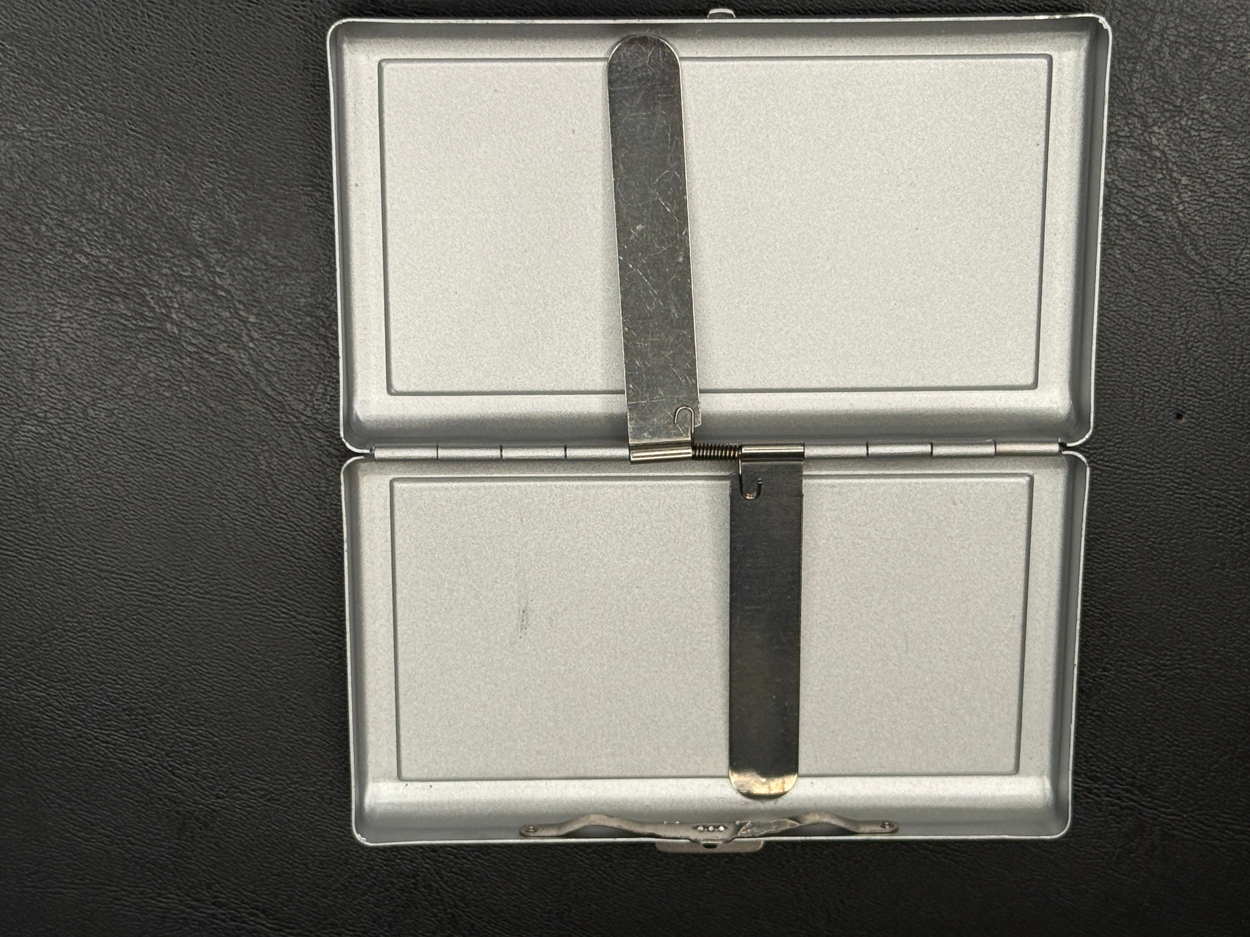 Recycled Aluminum Metal Cigarette Case | Slim Eco-Friendly Pocket Storage - The Elevated Hippie