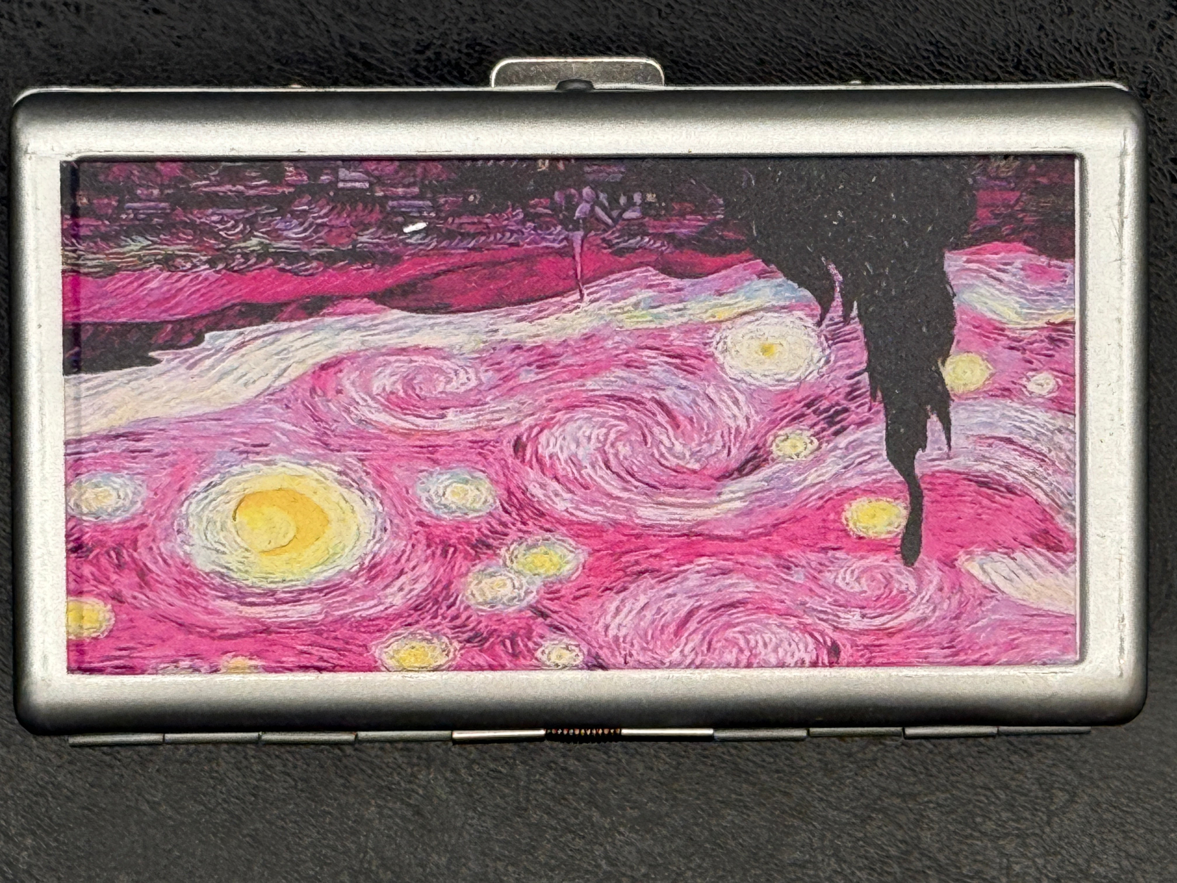 Recycled Aluminum Metal Cigarette Case | Slim Eco-Friendly Pocket Storage - The Elevated Hippie