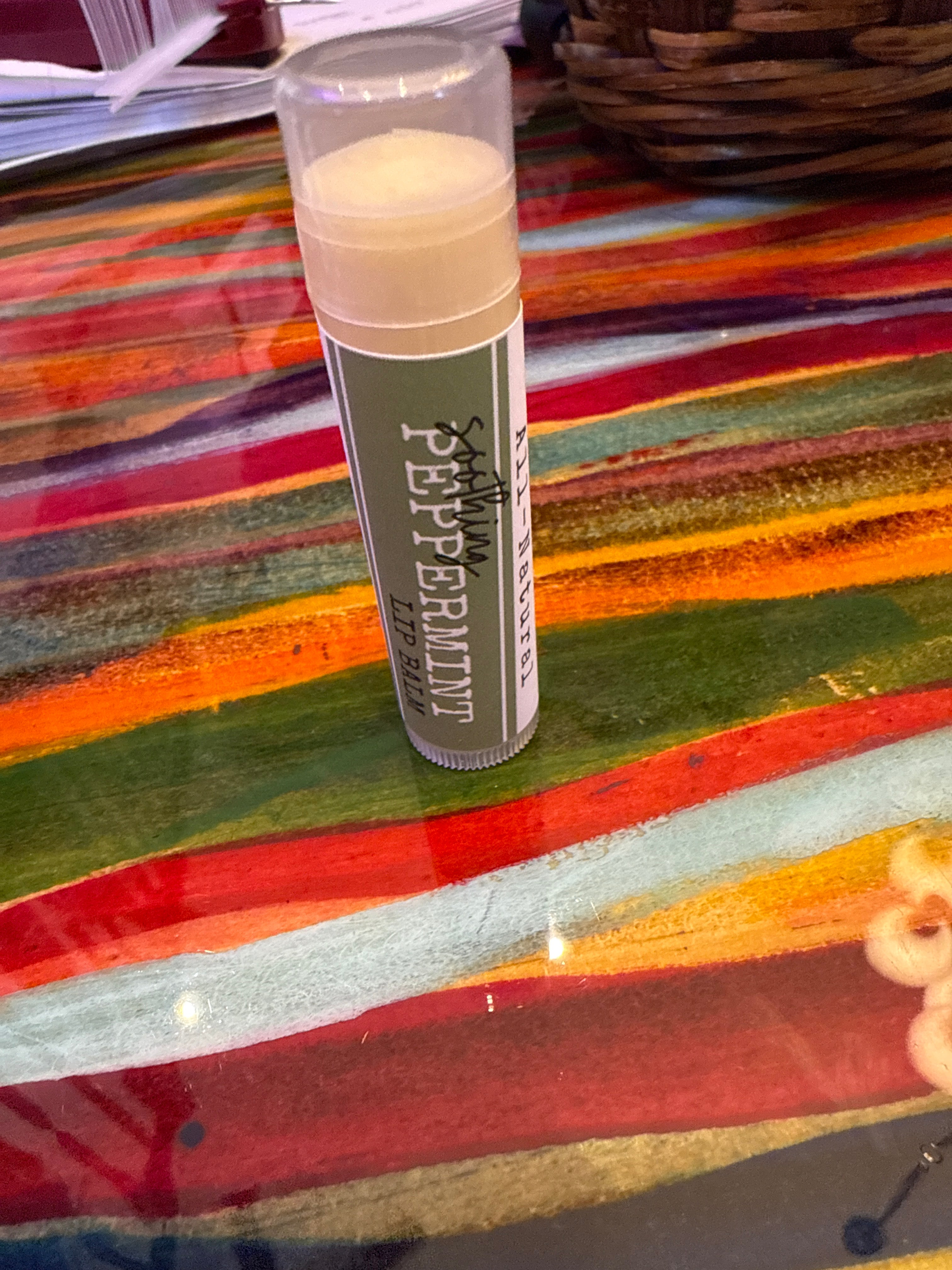 Lip balm Tube, Peppermint - The Elevated Hippie
