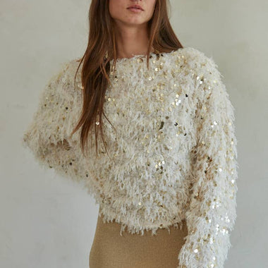 Time to Shine Sequin Pullover – Light Up the Room - The Elevated Hippie