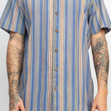 Vintage Striped Botton Down Shirt - The Elevated Hippie