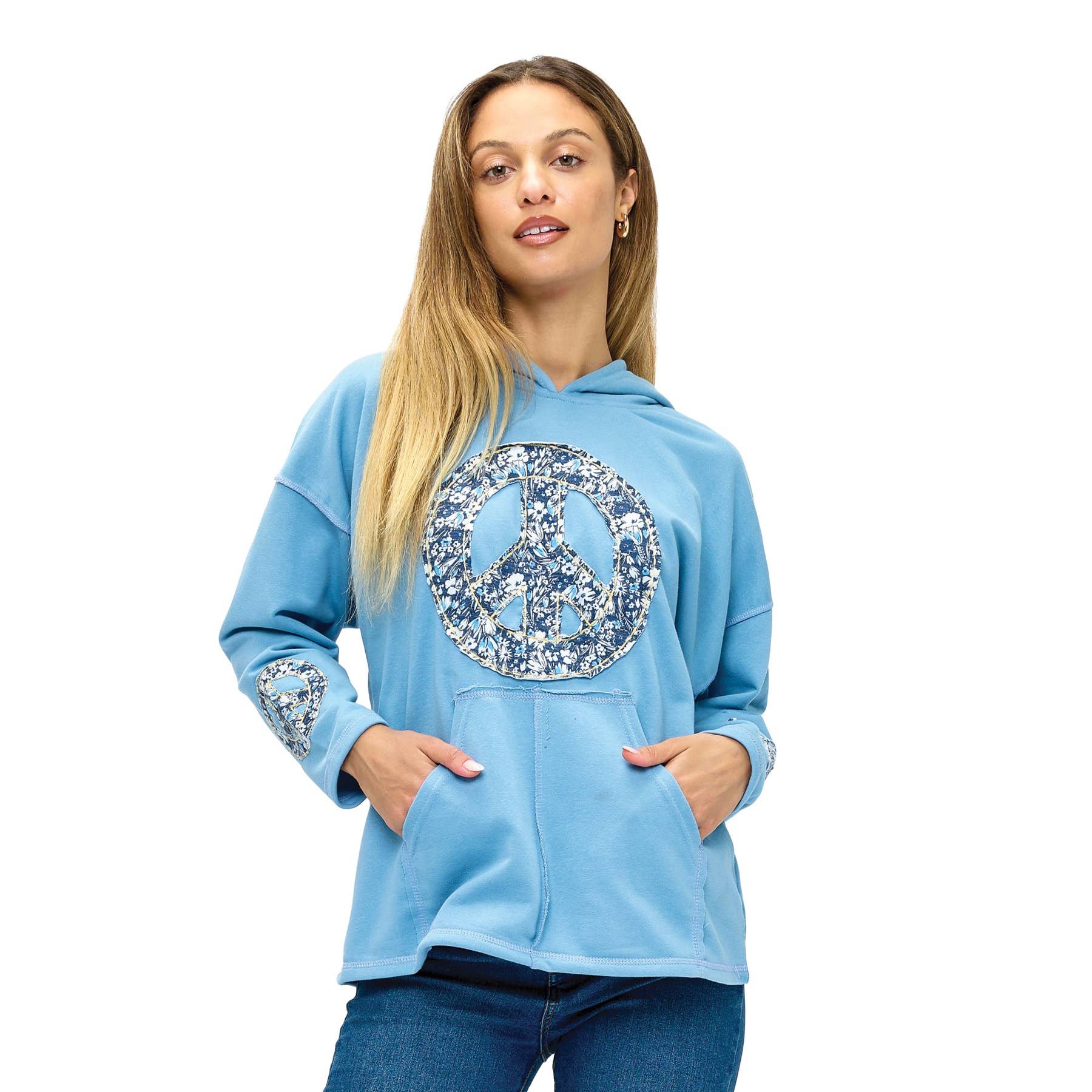 Hoodie Peace Sign Patch Handstitched (Reg. Price $19) - The Elevated Hippie