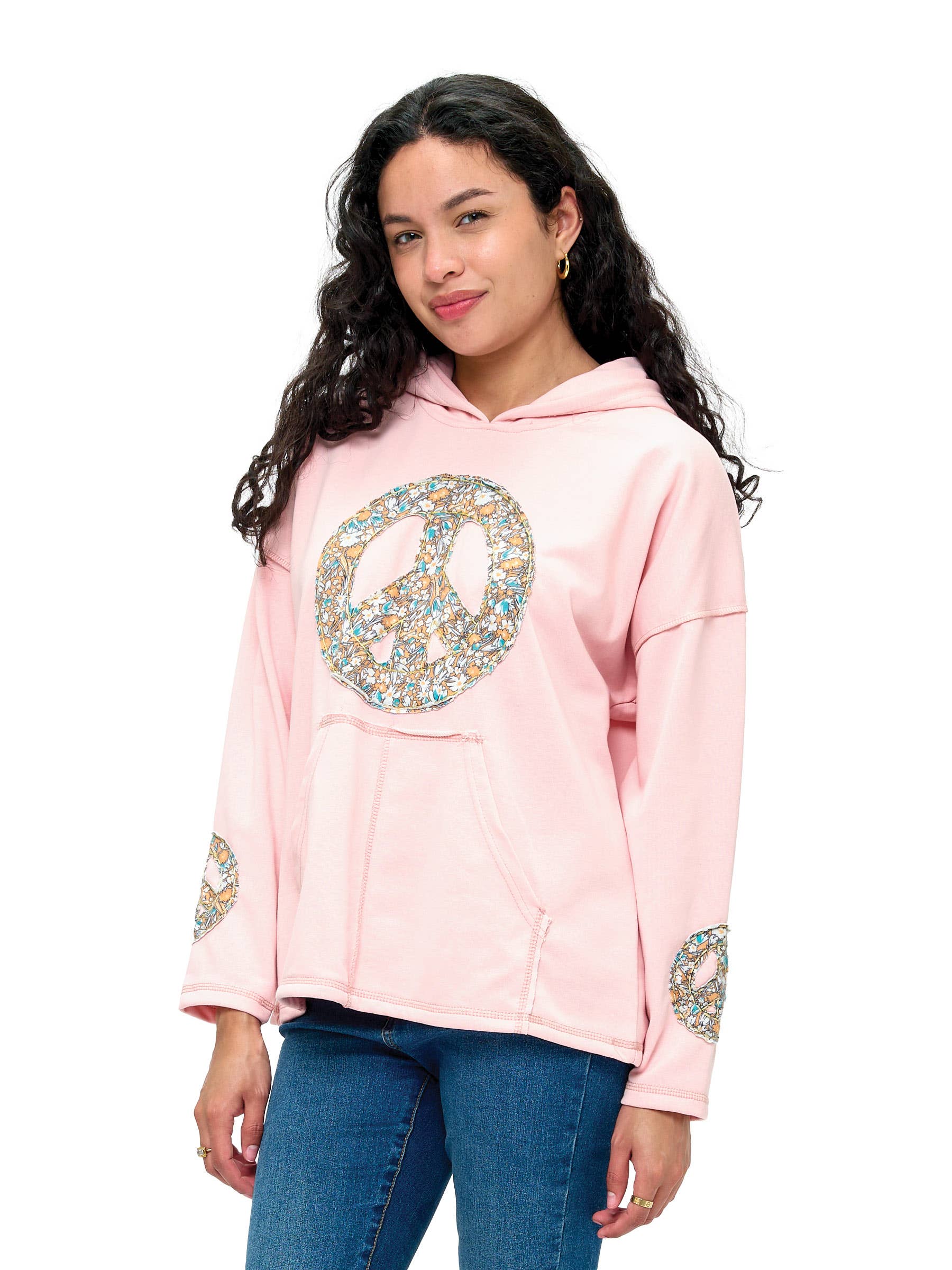 Hoodie Peace Sign Patch Handstitched (Reg. Price $19) - The Elevated Hippie