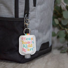 Clean Hands Kind Heart Hand Santitizer Holder boho clothing, festival outfit, hippie style apparel | Elevated Hippie