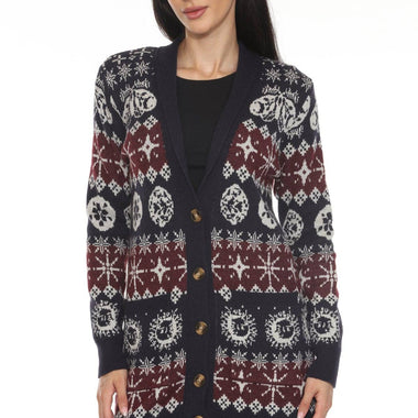 Fair Isle Celestial Cardigan - The Elevated Hippie