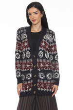 Fair Isle Celestial Cardigan - The Elevated Hippie
