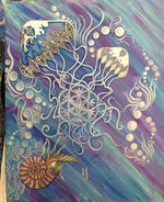 Tapestry / Hidden Stealy / Jellyfish Art / Steal Your Face Art / Festival Tapestry - The Elevated Hippie