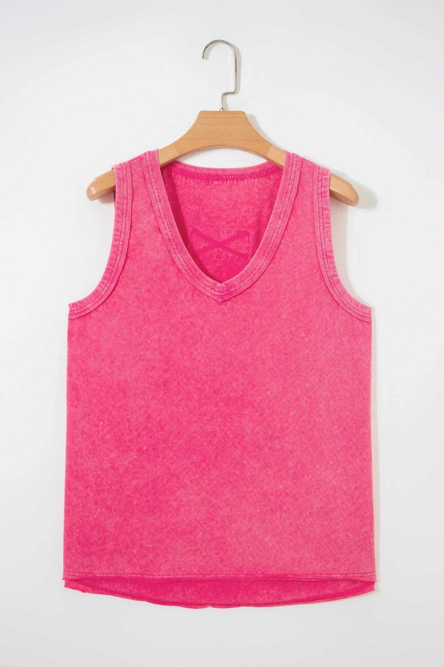 Vintage Mineral Wash V-Neck Tank boho clothing, festival outfit, hippie style apparel | Elevated Hippie
