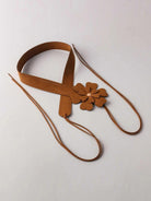 Fashion Flower Buckle Waist Belt