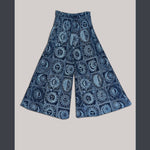 Cotton Wide Leg Celestial Print Pants with flat waistband - The Elevated Hippie