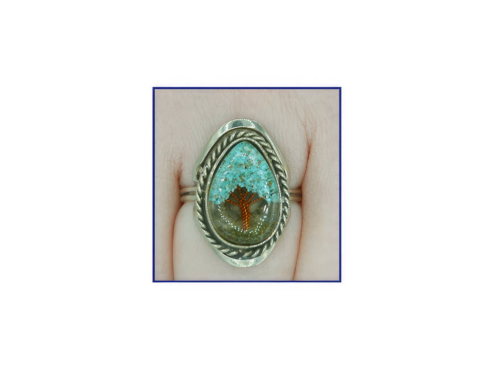 TREE OF LIFE ANTIQUE METAL RING boho clothing, festival outfit, hippie style apparel | Elevated Hippie
