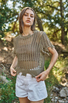 Crochet Cover Up Top boho clothing, festival outfit, hippie style apparel | Elevated Hippie