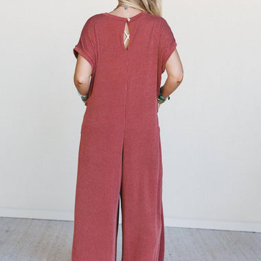 Moon Glow Jumpsuit - Rust - The Elevated Hippie