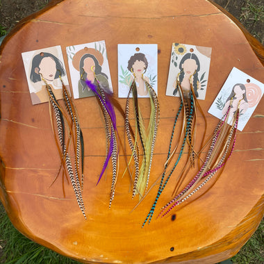 Free-Spirit Feather earrings 