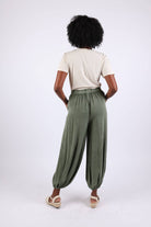 Stonewashed Harem Pants: Cuffed Hem (Fall Colors) boho clothing, festival outfit, hippie style apparel | Elevated Hippie