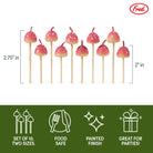 Fred & Friends Woodland Wicks Mushroom Birthday Candles – Set of 10 boho clothing, festival outfit, hippie style apparel | Elevated Hippie