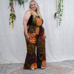 Patchwork Vibrant Wide Leg Cotton Jumpsuit - The Elevated Hippie