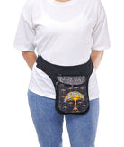 Mushroom Printed Fanny Pack boho clothing, festival outfit, hippie style apparel | Elevated Hippie
