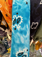 Tie Dye Bandana - Blue (Colts Blue) | 100% Cotton Boho Accessory boho clothing, festival outfit, hippie style apparel | Elevated Hippie