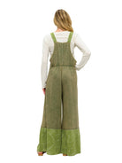 Yak & Yeti - Overall Hippie Stonewashed Patchwork boho clothing, festival outfit, hippie style apparel | Elevated Hippie