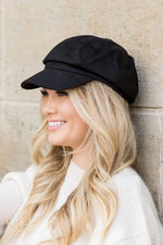 Suede Newsboy Cap - The Elevated Hippie