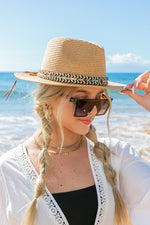 Boho Accent Panama Fedora – Sunshine Meets Soul - The Elevated Hippie