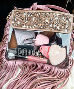 Hand Tooled Clear Purse Crossbody - Concert /Game Day Stadium