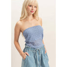 HYFVE - Strapless Lace Top With Elastic boho clothing, festival outfit, hippie style apparel | Elevated Hippie