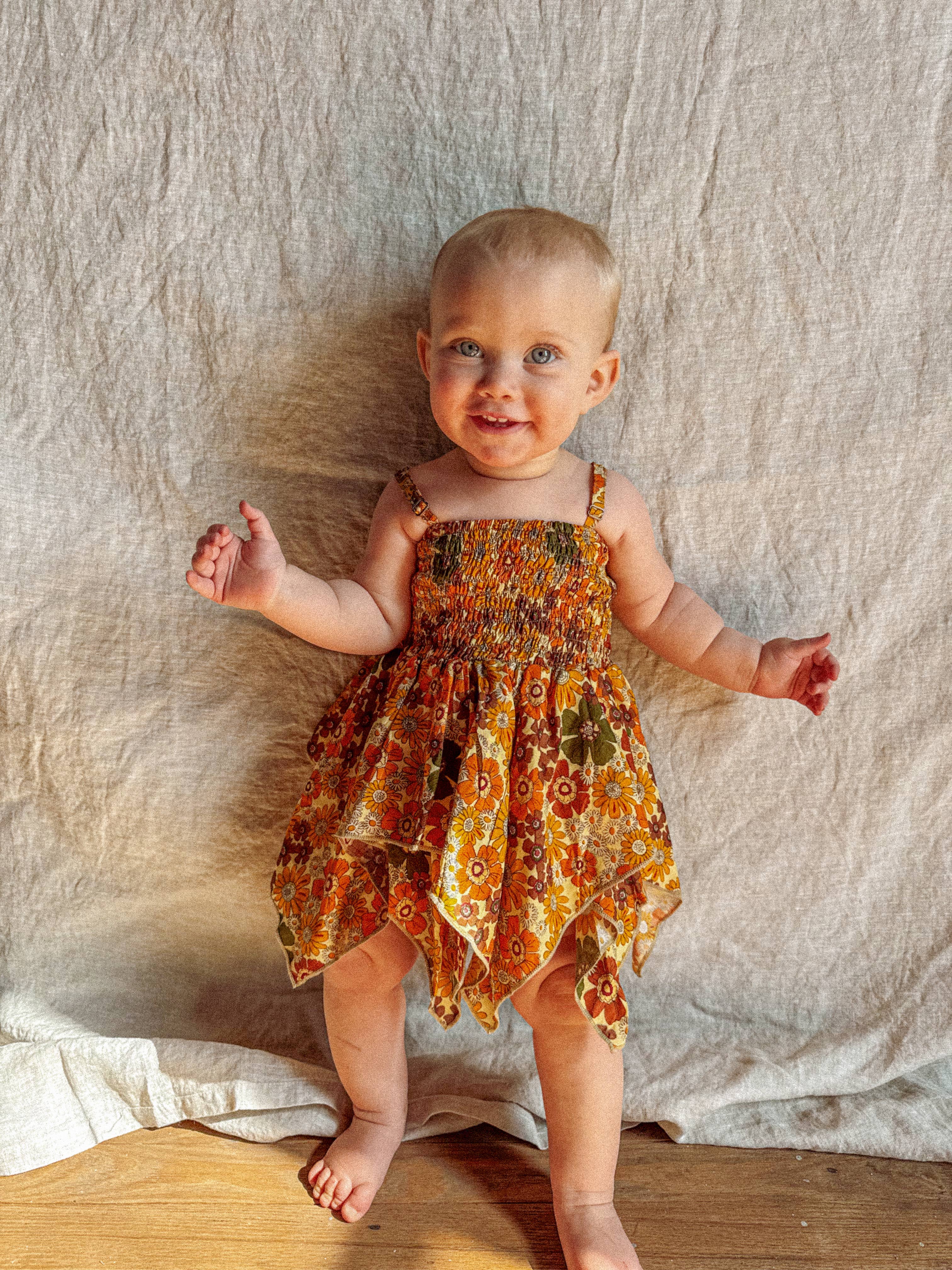 Baby Toddler Fairy Dress, Hippie Boho Kids Flower Dress boho clothing, festival outfit, hippie style apparel | Elevated Hippie