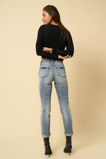 HIGH-RISE GIRLFRIEND JEANS - The Elevated Hippie