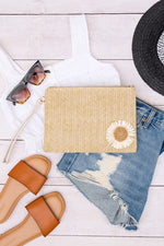 Daisy Wristlet Clutch – Sunshine in Your Hands - The Elevated Hippie