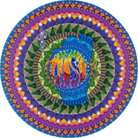 8 inch Garden Wind Spinner boho clothing, festival outfit, hippie style apparel | Elevated Hippie