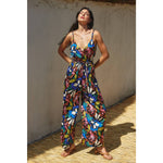 Dreamer Cord Strap Surplice Jumpsuit - The Elevated Hippie