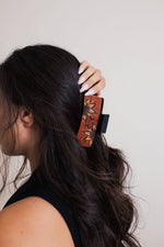 🌵 Western Bohemian Hair Claw Clips – Stylish and Unique