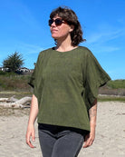 Solid Cotton Box Top boho clothing, festival outfit, hippie style apparel | Elevated Hippie