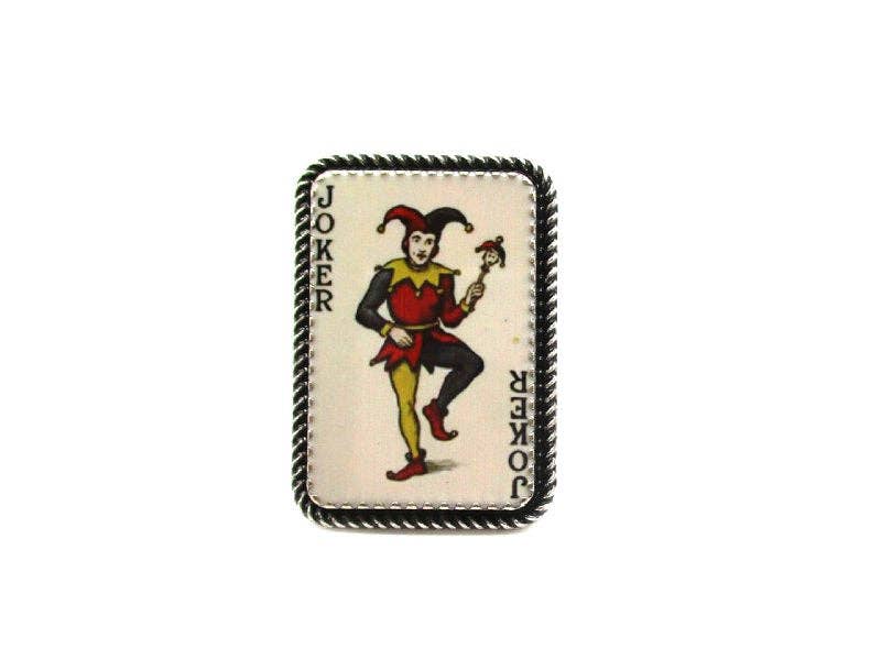 Western Vintage Joker Card Cuff Ring boho clothing, festival outfit, hippie style apparel | Elevated Hippie