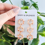 Delilah Earrings - Peach - The Elevated Hippie