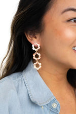 Delilah Earrings - Peach - The Elevated Hippie