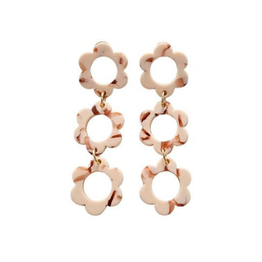 Delilah Earrings - Peach - The Elevated Hippie