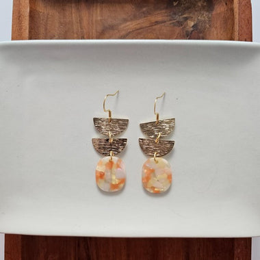 Elena Earrings - Orange Dream - The Elevated Hippie